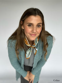 Leas Verden- Silkeskjerf 53 x 53 cm