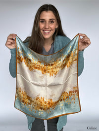 Leas Verden- Silkeskjerf 53 x 53 cm