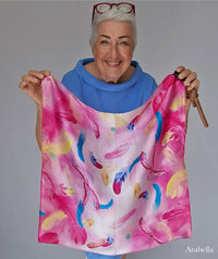 Leas Verden- Silkeskjerf 53 x 53 cm