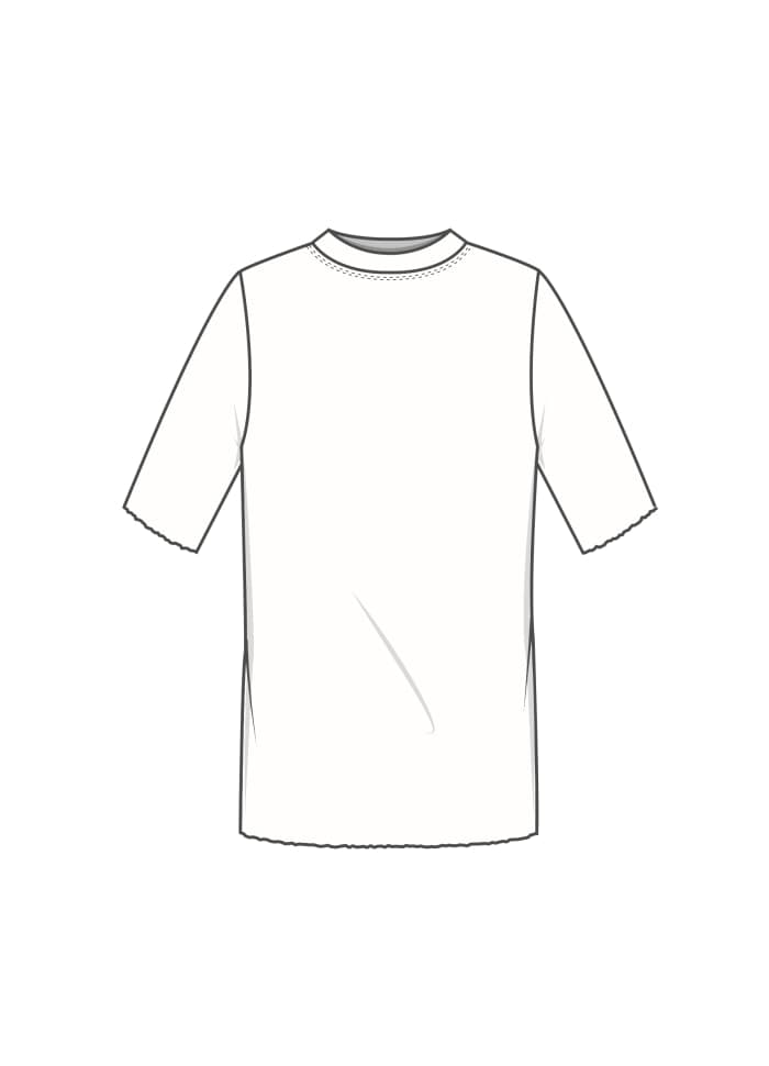 By Basics By Basics- 4056 Topp med god lengde kunstkolonialen
