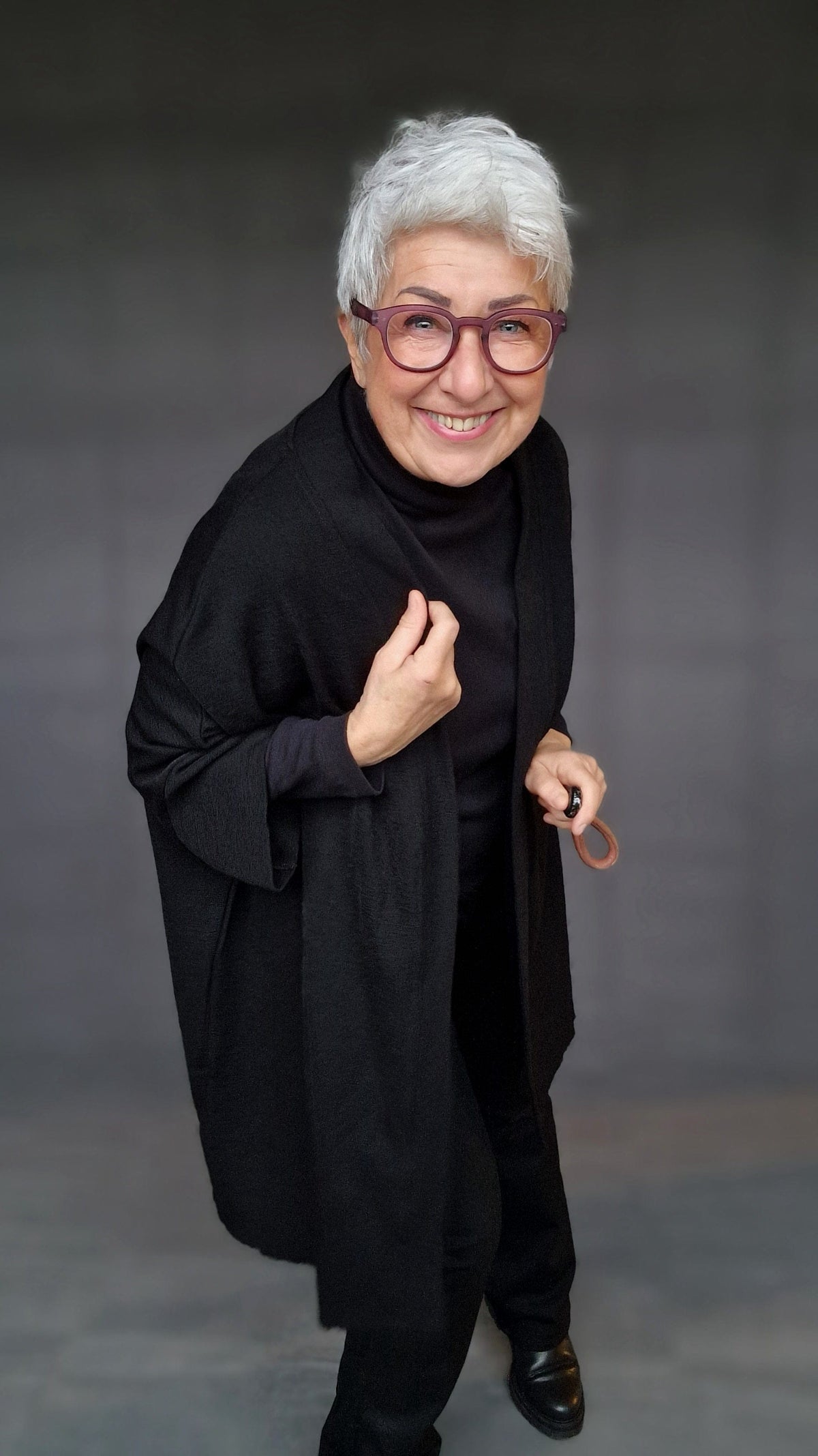 By Basics Cardigan Black By Basics- 8018 Cardigan med ekstra vidde, One size kunstkolonialen