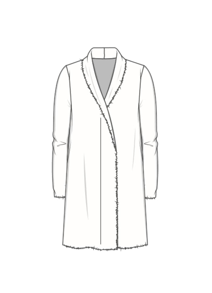 By Basics Cardigan By Basics- 8003 Long Cardigan- i mange farger kunstkolonialen