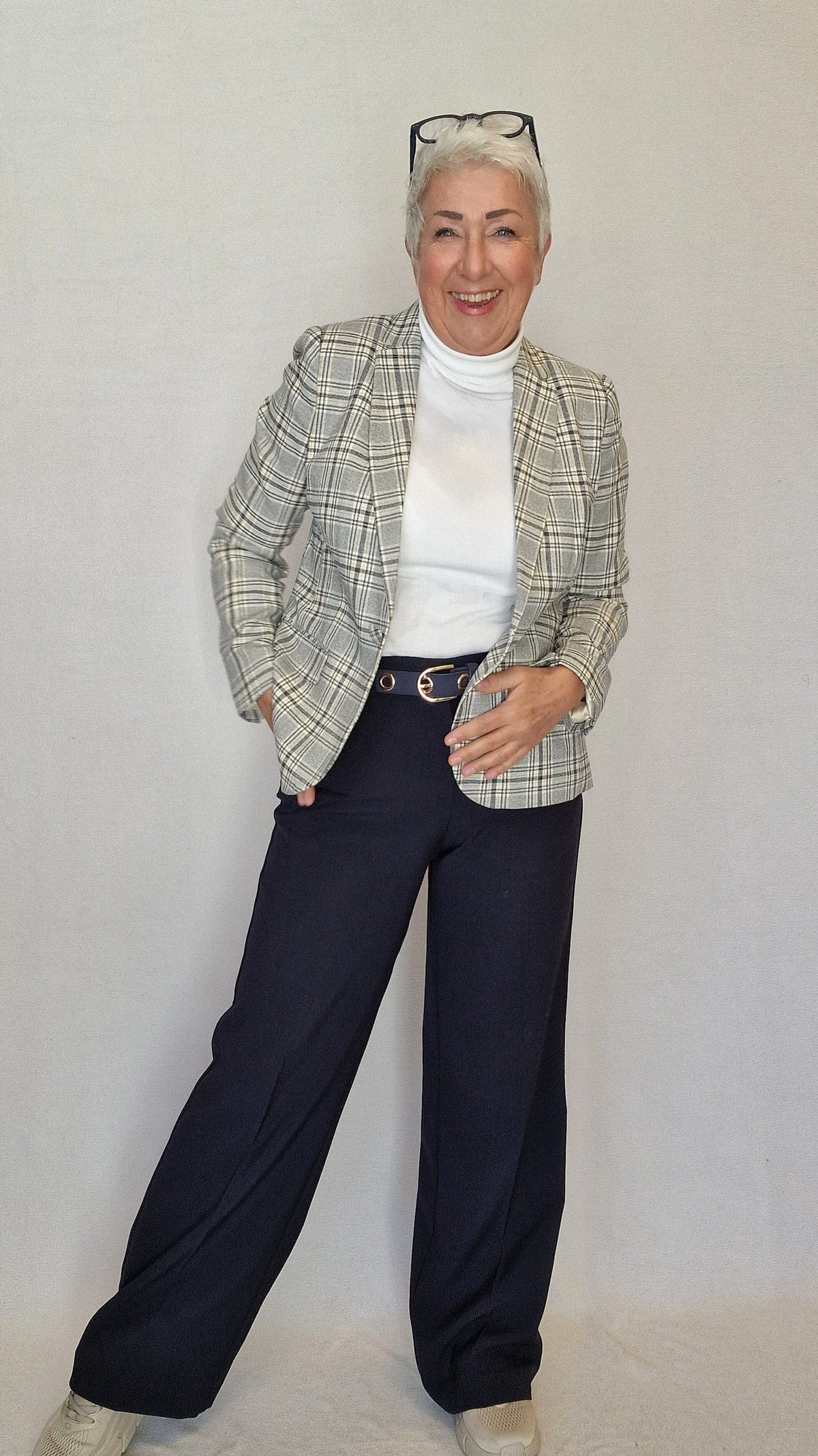 By Basics Genser By basics- 4318 Pologenser i bomull kunstkolonialen