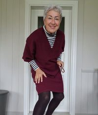 By Basics Genser By basics- 4318 Pologenser i bomull kunstkolonialen