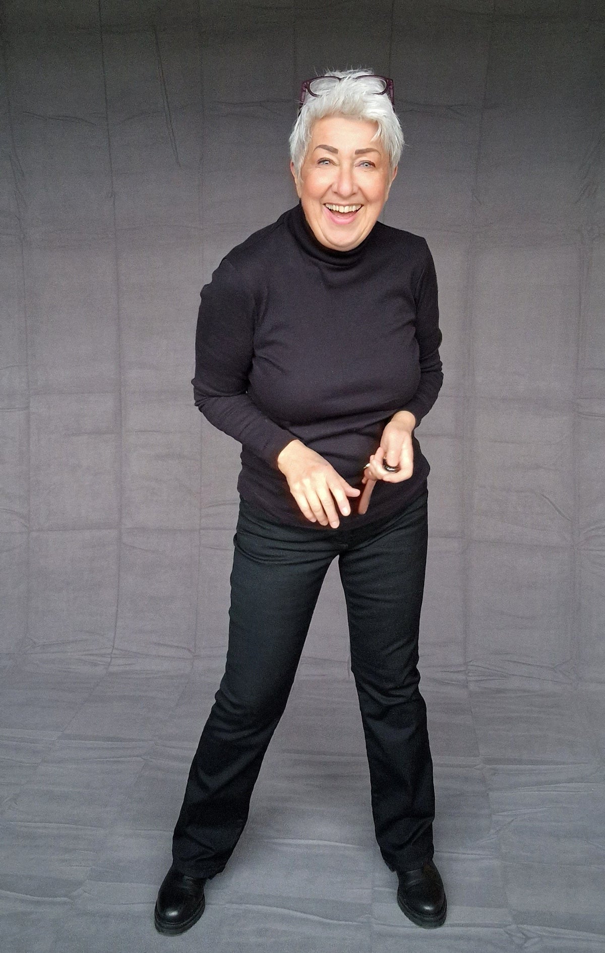 By Basics Genser By basics- 4318 Pologenser i bomull kunstkolonialen