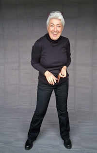 By Basics Genser By basics- 4318 Pologenser i bomull kunstkolonialen