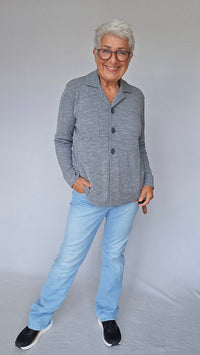 By Basics Jakke By Basics- 8021 Jakke m/krage og knapper kunstkolonialen