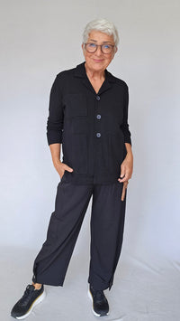 By Basics Jakke By Basics- 8021 Jakke m/krage og knapper kunstkolonialen