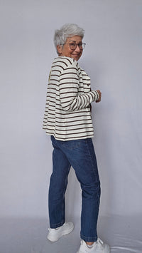 By Basics Jakke By Basics- 8022 Box cardigan m/rund hals kunstkolonialen