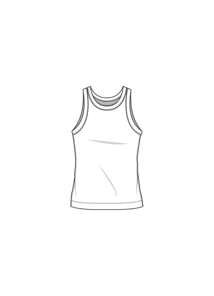 By Basics Tank top Cotton Sense By Basics- 2303 Tank topp kunstkolonialen