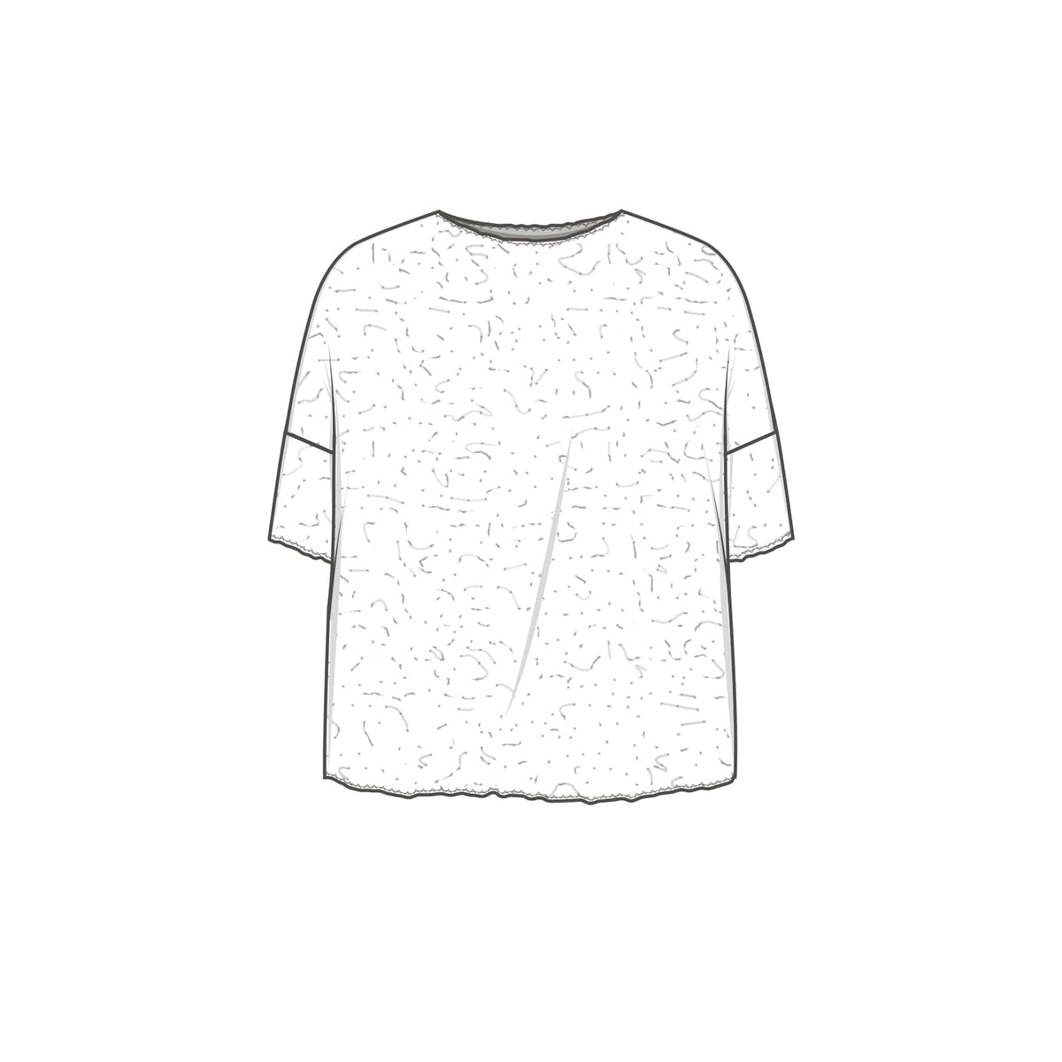 By Basics Ulltopp By basics- Bubblewool 4506 vid topp m/båthals kunstkolonialen