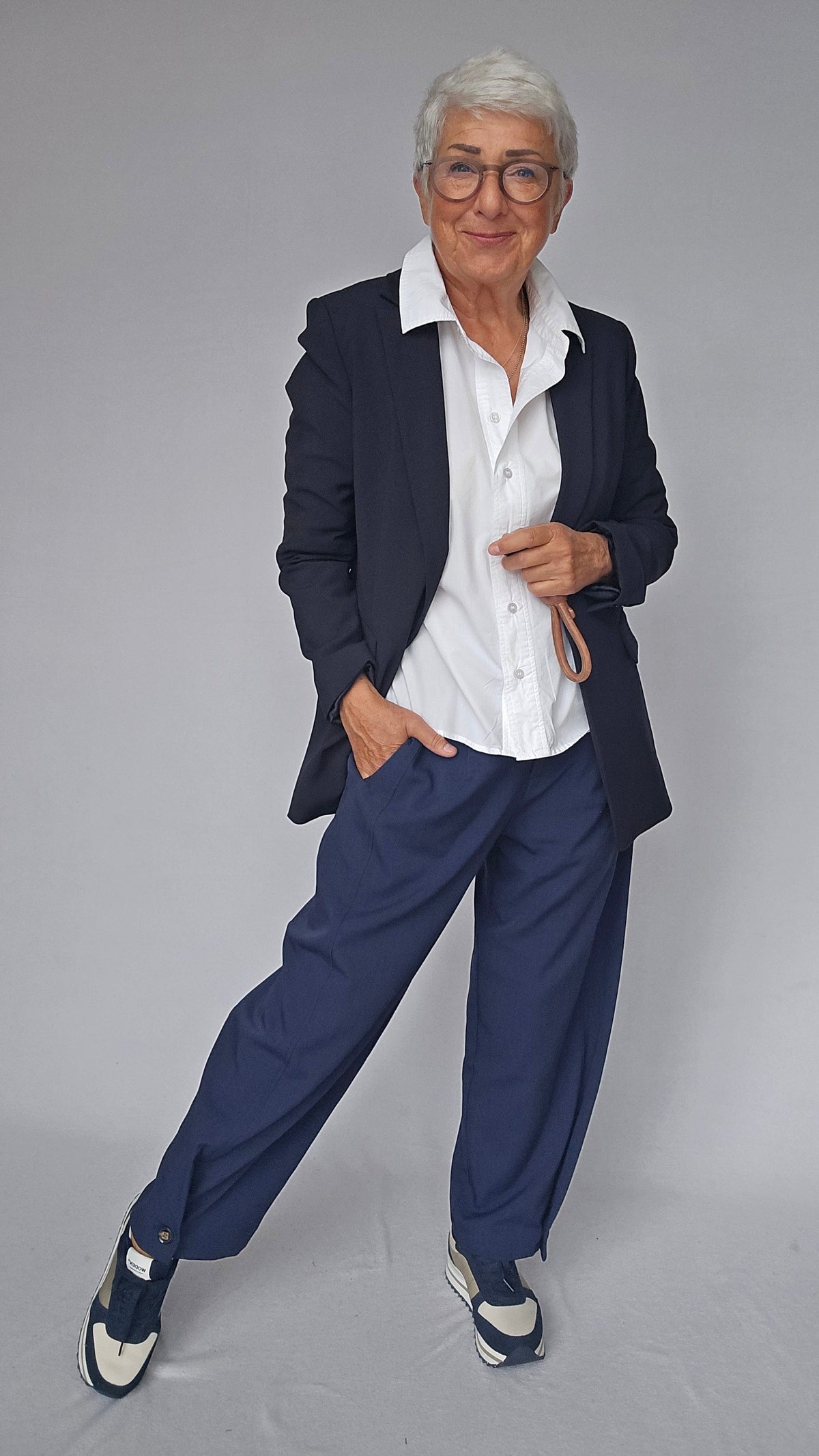 Cero Etage Blazer 34 / Navy Cero Etage- Anna Blazer kunstkolonialen