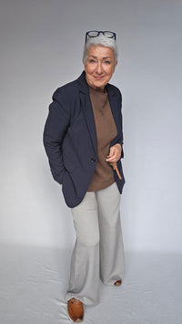 Cero Etage Blazer Cero Etage- NY! Anna Blazer i Navy kunstkolonialen