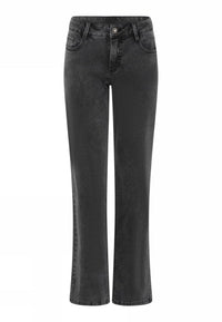 Cero Etage Bukser 34 CRO- Emma i Grey Denim m/pynt på lommene kunstkolonialen