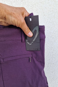 Cero Etage Bukser 34 / Lilla CRO- Lina 7/8 bukser m/superstretch ensfarget kunstkolonialen