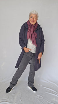 Cero Etage Bukser CRO- Emma i Grey Denim m/pynt på lommene kunstkolonialen