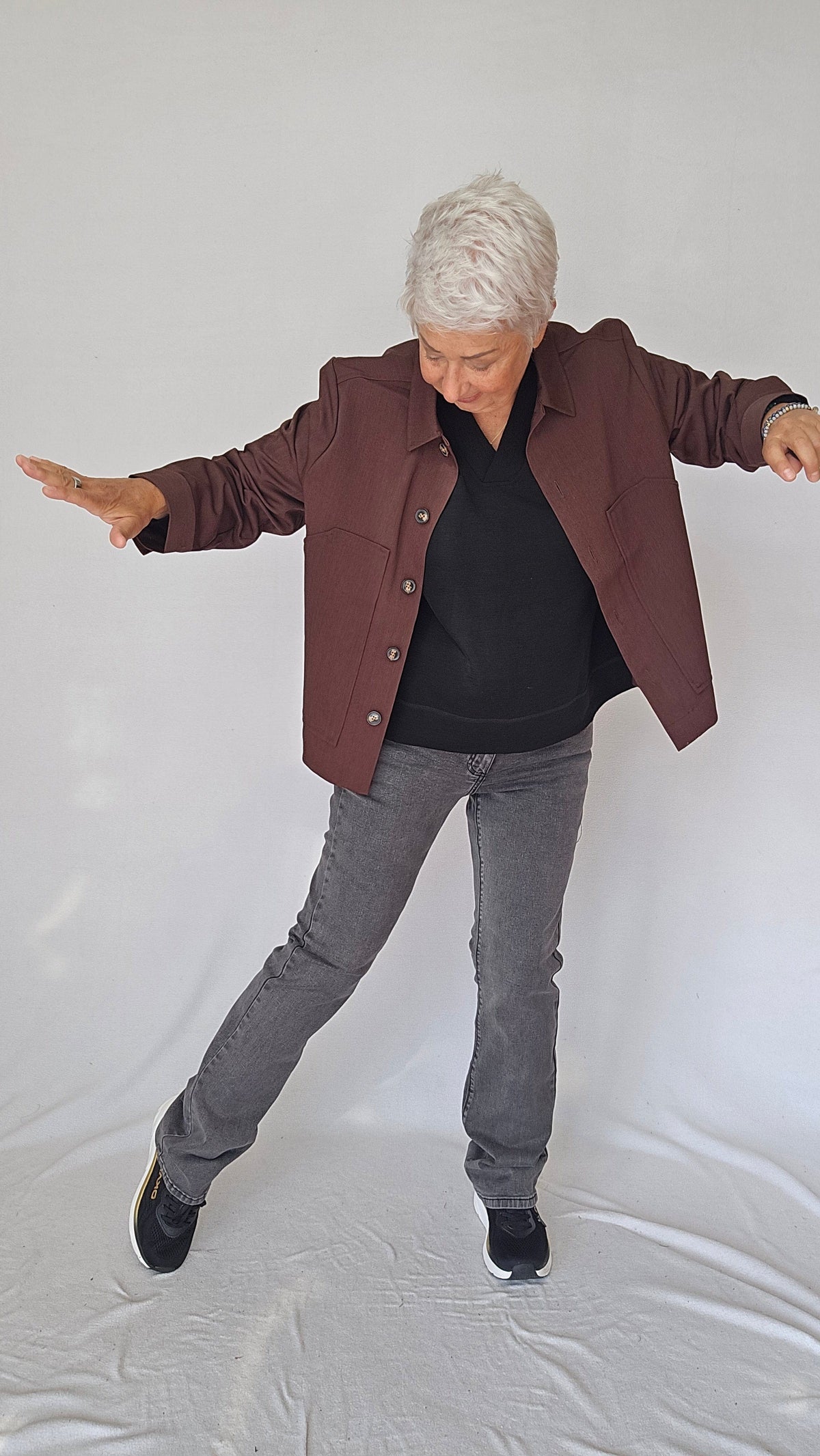 Cero Etage Bukser CRO- Emma i Grey Denim m/pynt på lommene kunstkolonialen