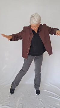 Cero Etage Bukser CRO- Emma i Grey Denim m/pynt på lommene kunstkolonialen