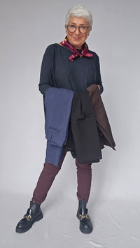 Cero Etage Bukser CRO- Lina 7/8 bukser m/superstretch ensfarget kunstkolonialen