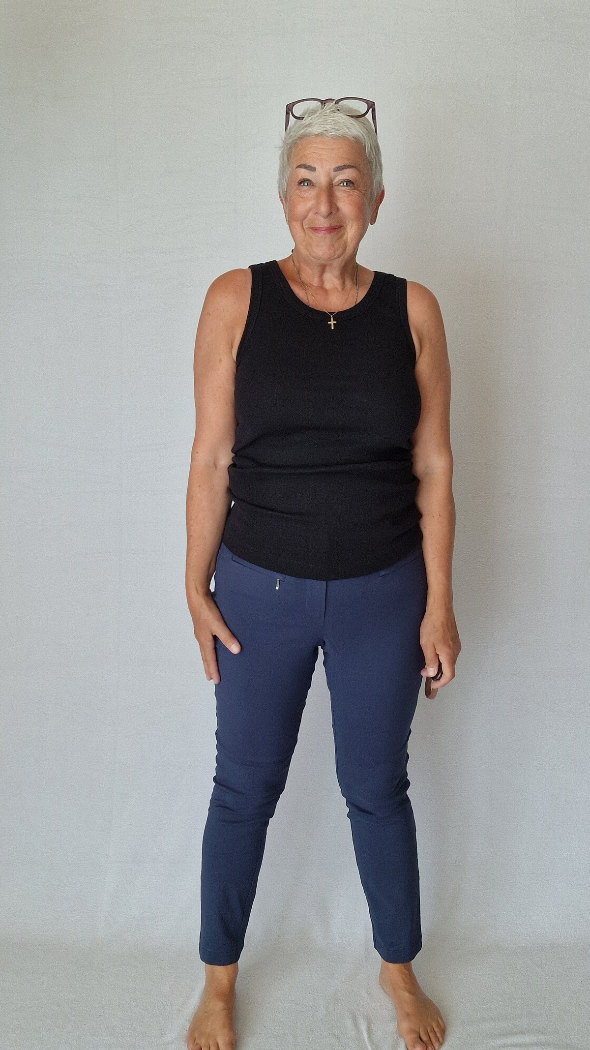 Cero Etage Bukser CRO- Lina 7/8 bukser m/superstretch ensfarget kunstkolonialen