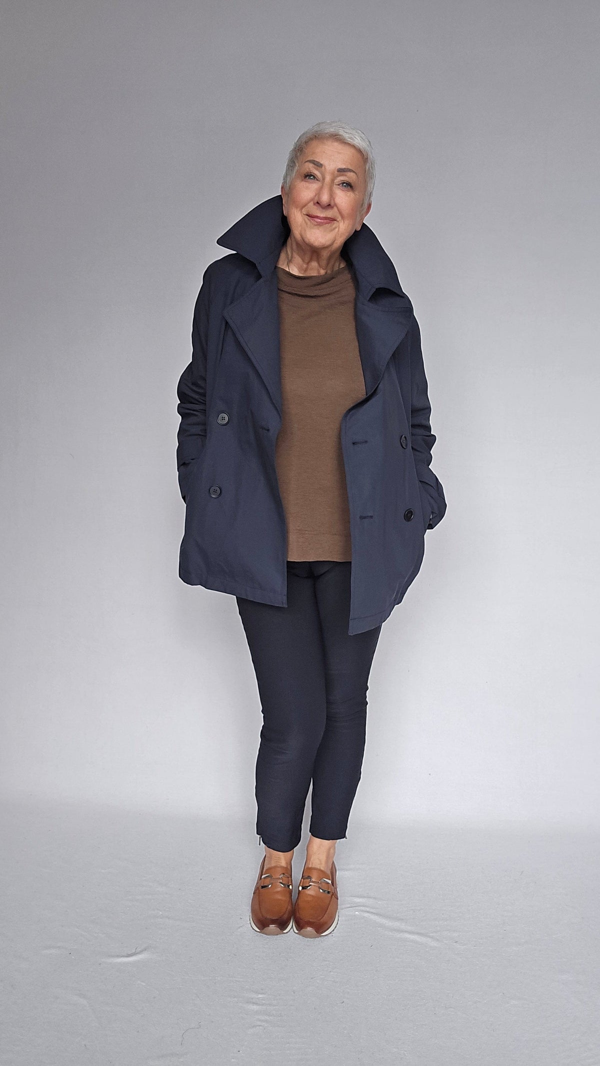 Cero Etage Jakke Cero Etage- Trenchcoat Short kunstkolonialen