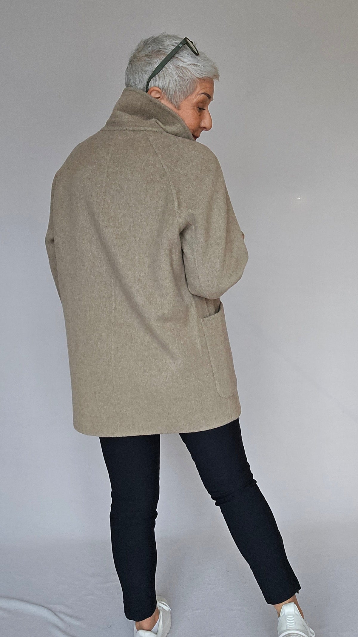 Cero Etage Jakke CRO Etage- Wool Coat Short kunstkolonialen
