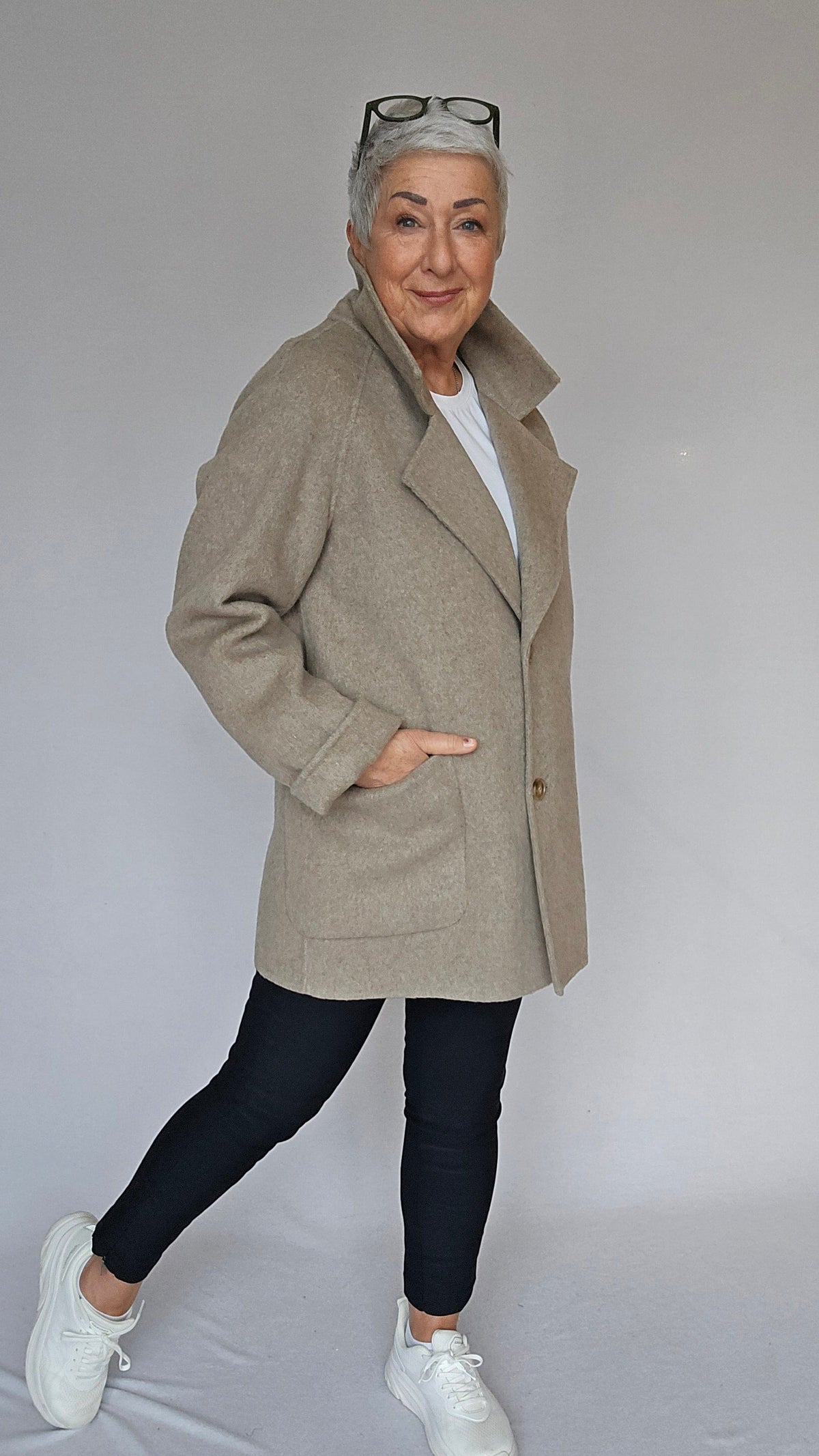 Cero Etage Jakke CRO Etage- Wool Coat Short kunstkolonialen