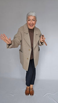 Cero Etage Jakke CRO Etage- Wool Coat Short kunstkolonialen