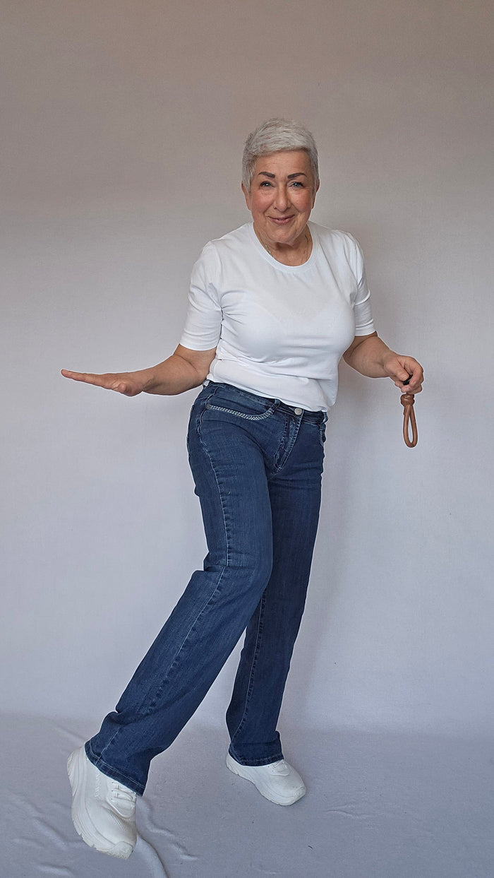 Cero Etage Jeans 34 CRO- Denim Straight Leg kunstkolonialen