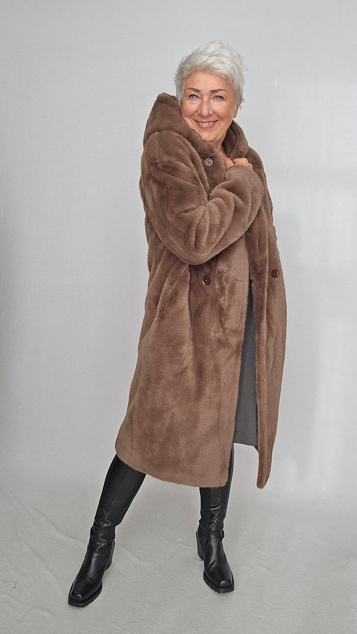 Cero Etage Kåpe Etage- Fuskepels m/hette kunstkolonialen