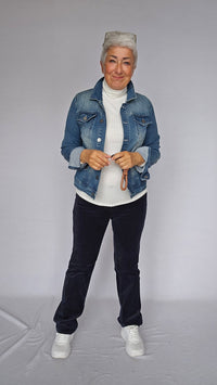 CRO Bukse 34 / Navy CRO- Emma Flair Cordfløyelsbukse kunstkolonialen