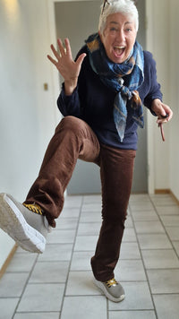 CRO Bukse 36 / Brun CRO- Emma Flair Cordfløyelsbukse kunstkolonialen