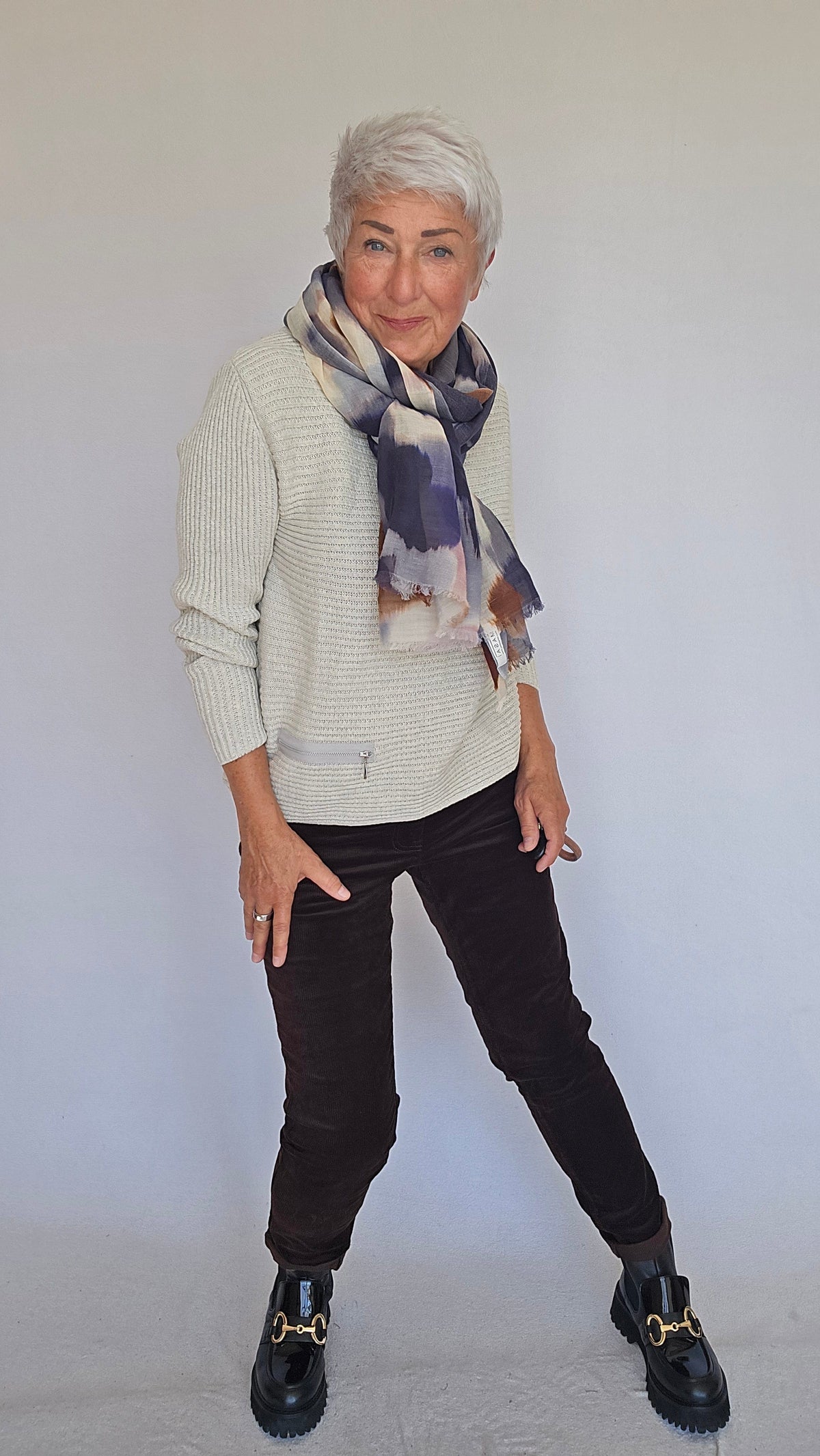 CRO Bukse CRO- Suzanne Kordfløyelsbukse (smale ben) kunstkolonialen