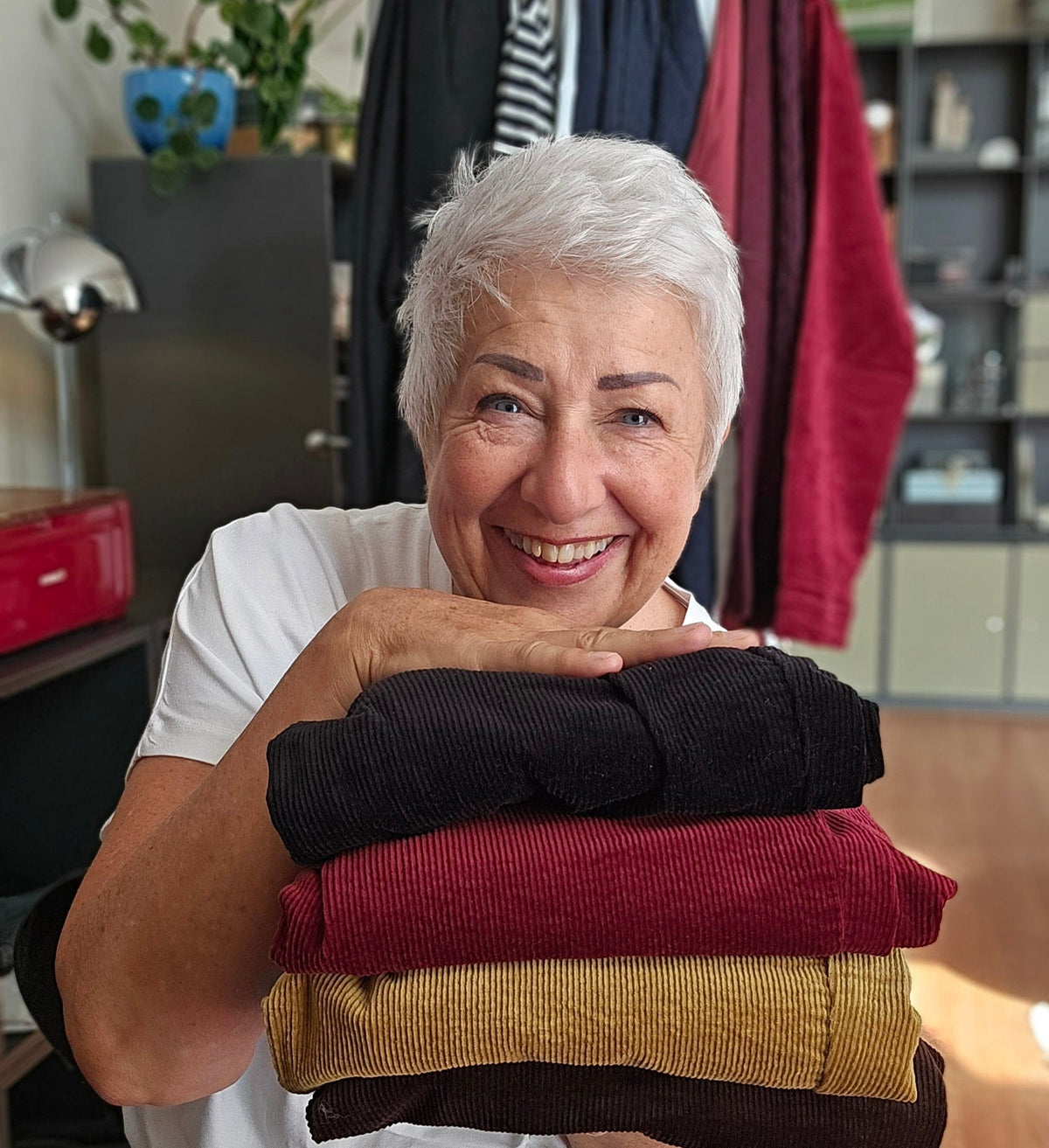 CRO Bukse CRO- Suzanne Kordfløyelsbukse (smale ben) kunstkolonialen