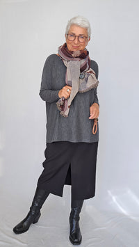 CRO Skjørt CRO- Blyantskjørt sort kunstkolonialen