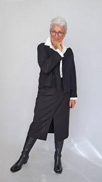 CRO Skjørt CRO- Blyantskjørt sort kunstkolonialen