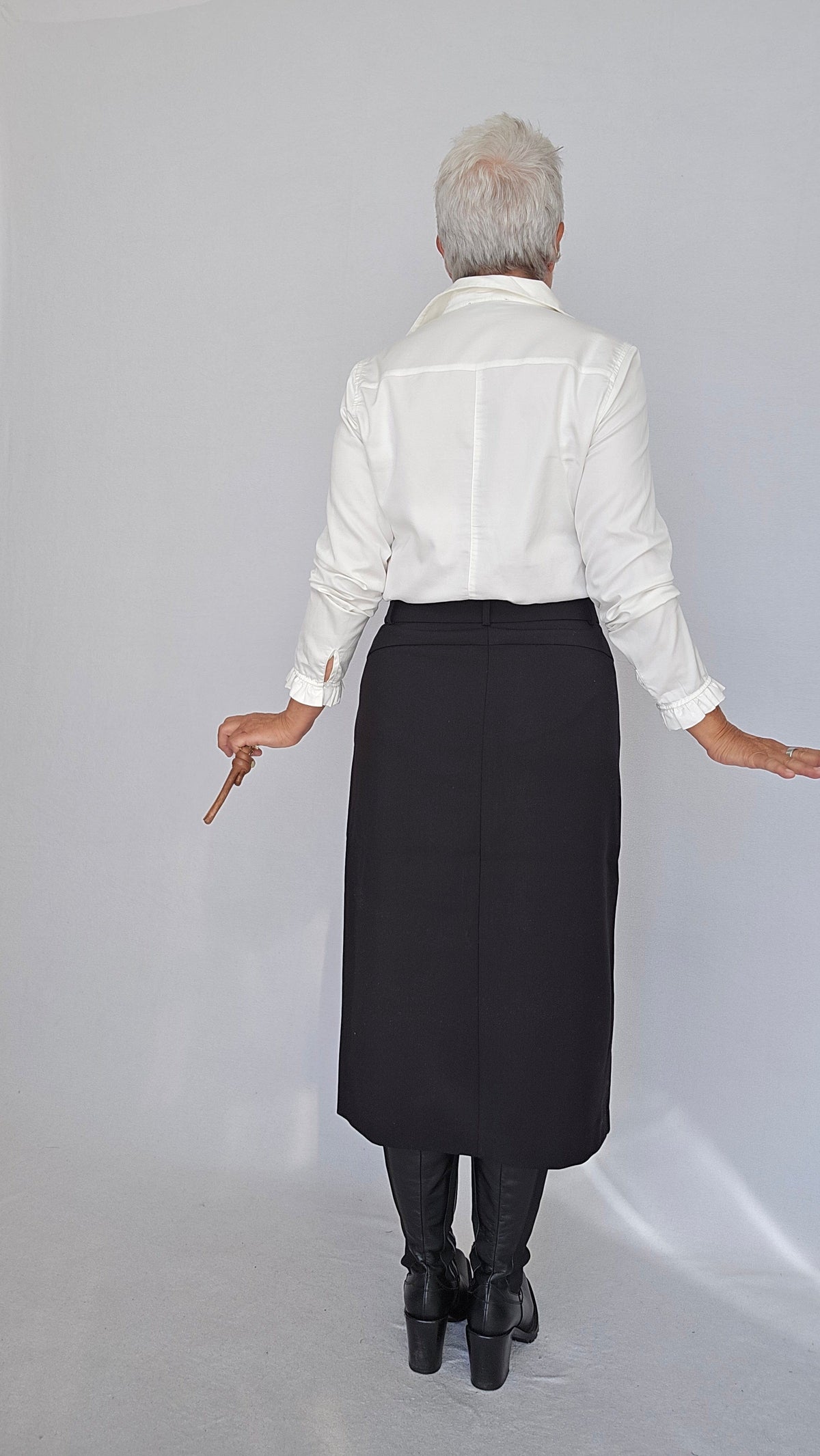 CRO Skjørt CRO- Blyantskjørt sort kunstkolonialen