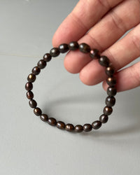 Leas Verden Armbånd Ferskvannsperler brun Leas verden- Armbånd med forskjellige stein kunstkolonialen