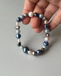 Leas Verden Armbånd Ferskvannsperler flerfarget peacock Leas verden- Armbånd med forskjellige stein kunstkolonialen