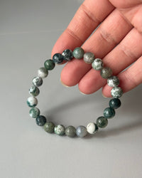 Leas Verden Armbånd Jade grønn Leas verden- Armbånd med forskjellige stein kunstkolonialen