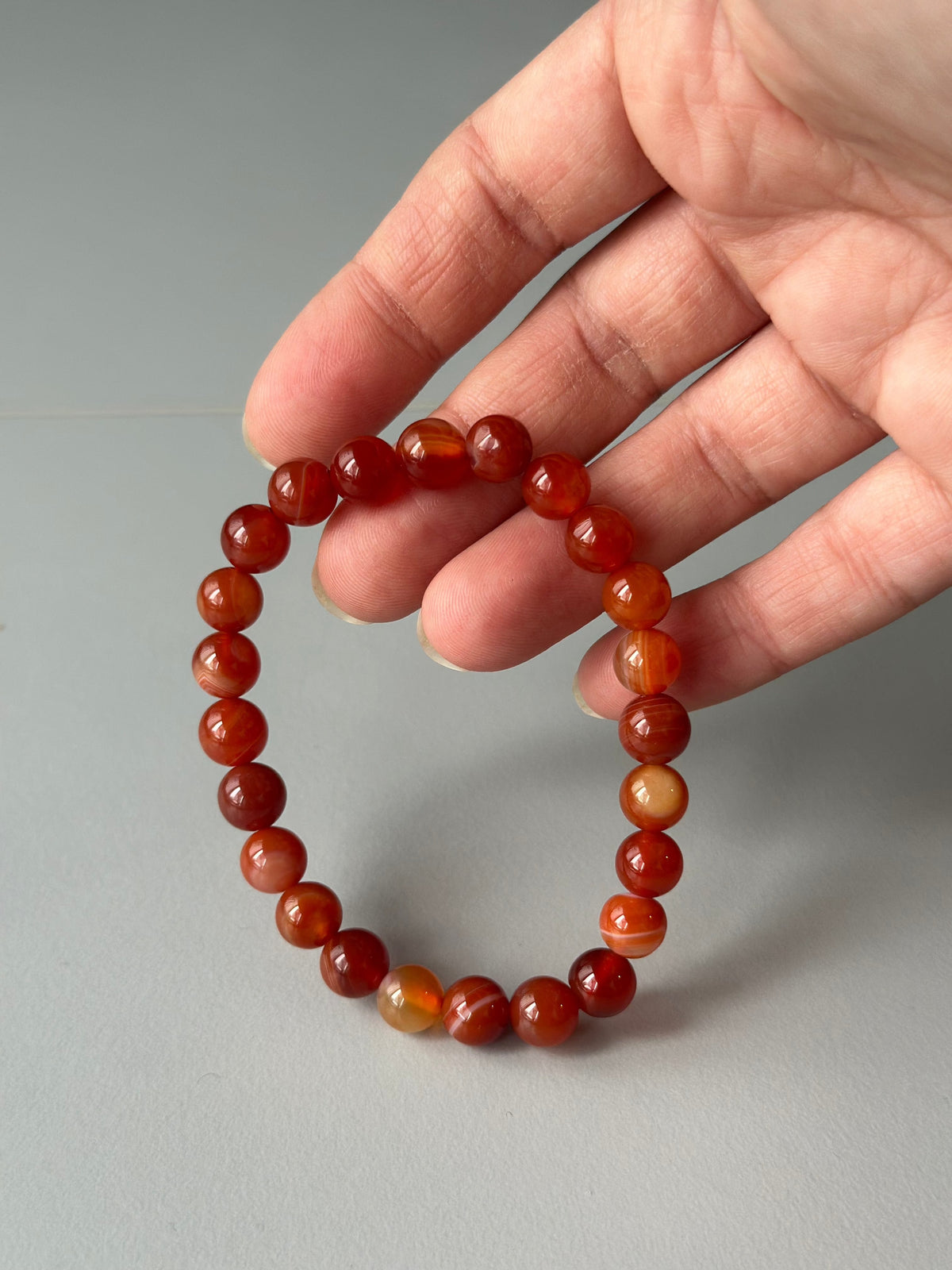 Leas Verden Armbånd Karneol Leas verden- Armbånd med forskjellige stein kunstkolonialen