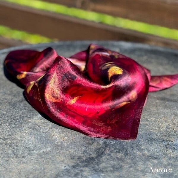 Leas Verden Skjerf Amore Leas Verden- Silkeskjerf 53 x 53 cm kunstkolonialen