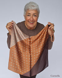 Leas Verden Skjerf Carmella Leas Verden- Silkeskjerf 53 x 53 cm kunstkolonialen