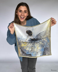 Leas Verden Skjerf Emma Leas Verden- Silkeskjerf 53 x 53 cm kunstkolonialen