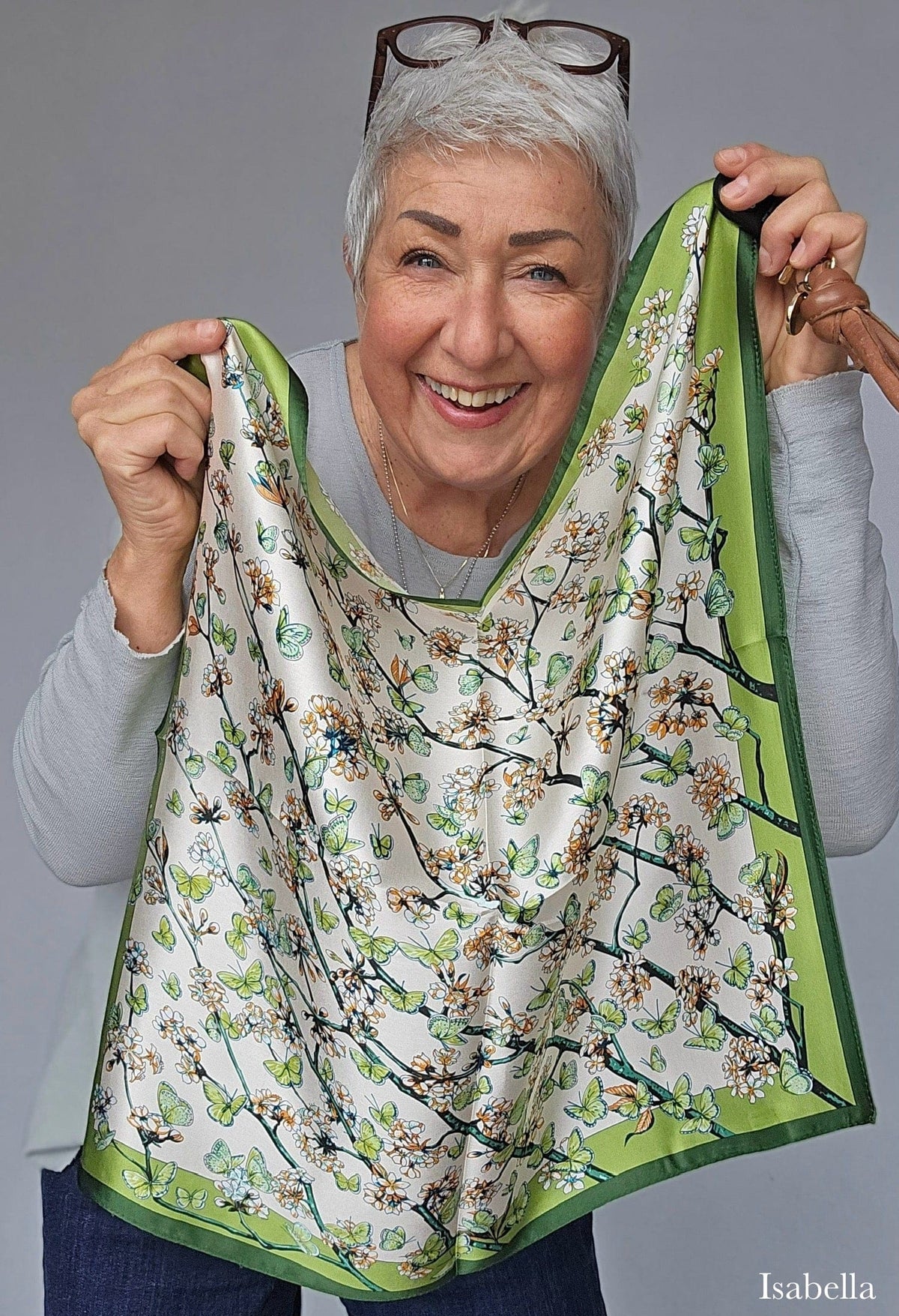 Leas Verden Skjerf Isabella Leas Verden- Silkeskjerf 53 x 53 cm kunstkolonialen