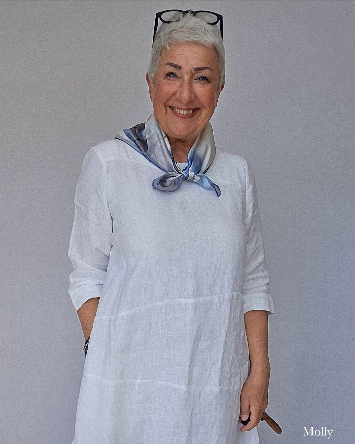 Leas Verden Skjerf Leas Verden- Silkeskjerf 53 x 53 cm kunstkolonialen