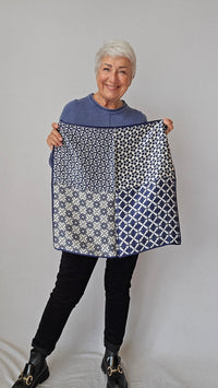 Leas Verden Skjerf Leas Verden- Silkeskjerf 53 x 53 cm kunstkolonialen