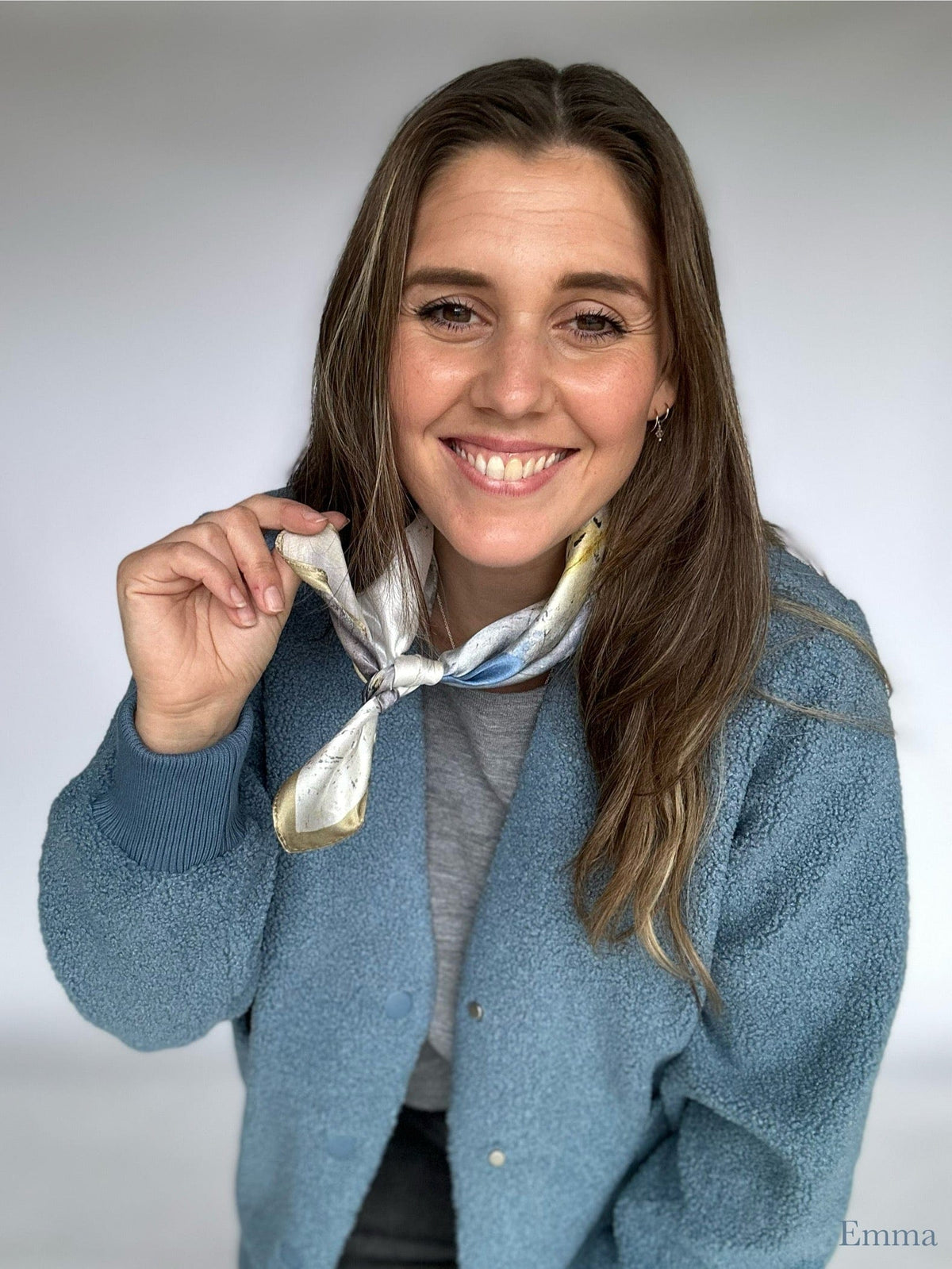 Leas Verden Skjerf Leas Verden- Silkeskjerf 53 x 53 cm kunstkolonialen