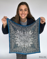 Leas Verden Skjerf Leas Verden- Silkeskjerf 53 x 53 cm kunstkolonialen