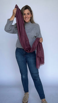 Leas Verden Skjerf Leas verden- Ulrikke skjerf i bomull og modal kunstkolonialen